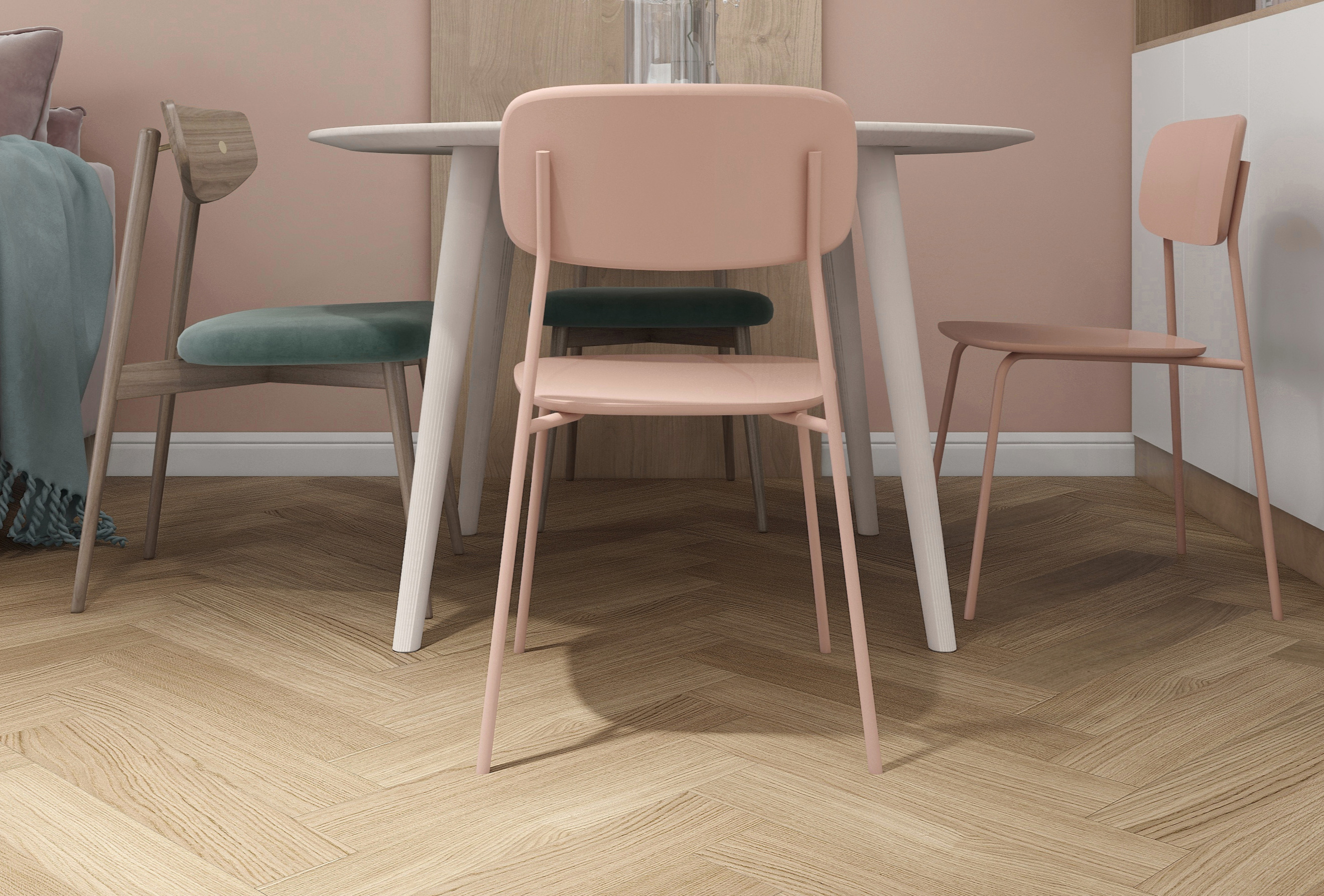 環保地板，讓健康更貼近生活 歐洲橡木人字拼